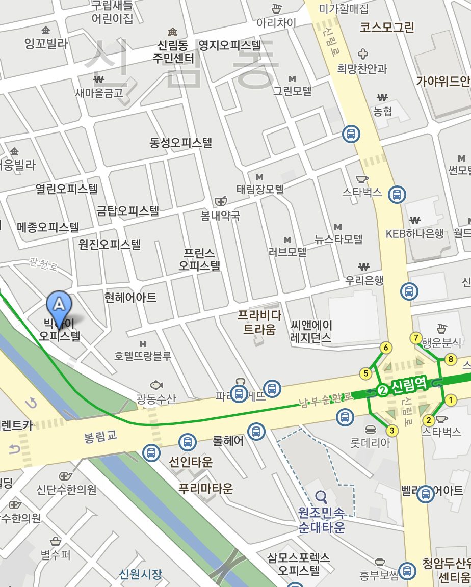 最後附上店家地址和地圖:서울시 관악구 관천로 60。兩位男子的廚房帶給了小編好幸福的一頓餐,好吃到豎起雙手兩隻大拇指都不足以表達小編對這兩位男子的喜愛,現在這已是小編每個月必造訪的一間餐廳了啊^^
