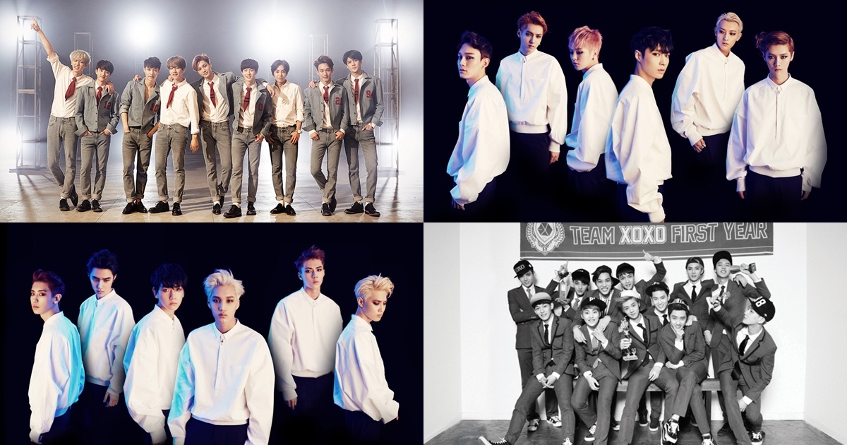 2013年 :EXO《GROWL》
2014年 :EXO《Overdose》
2015年 :EXO《EXODUS》-主打歌《LOVE ME RIGHT》
2016年 :EXO《EX'ACT》-主打歌《MONSTER》
其實看下來大家就能感受到SM歷年來都是唱片銷量的霸主啊!真的很少有團體能與他們匹敵!