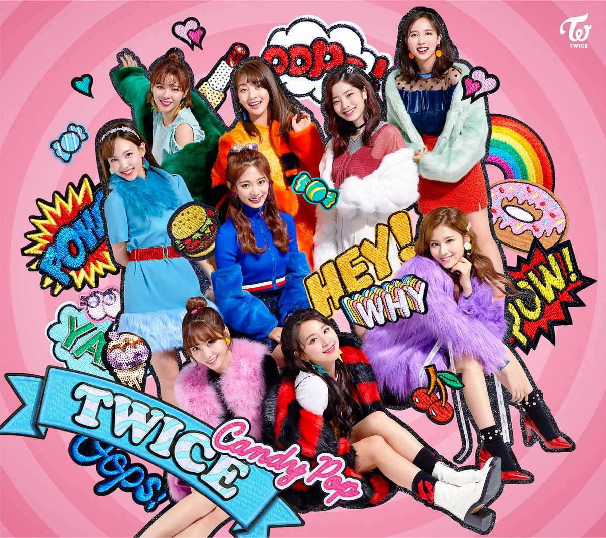 沒想到2018年才剛開始沒多久,TWICE就緊接著推出第二張日本單曲《Candy Pop》MV也在11日正式公開,是由日本導演和韓國製片一起合作的,結合了日本特有的動漫可愛風格~