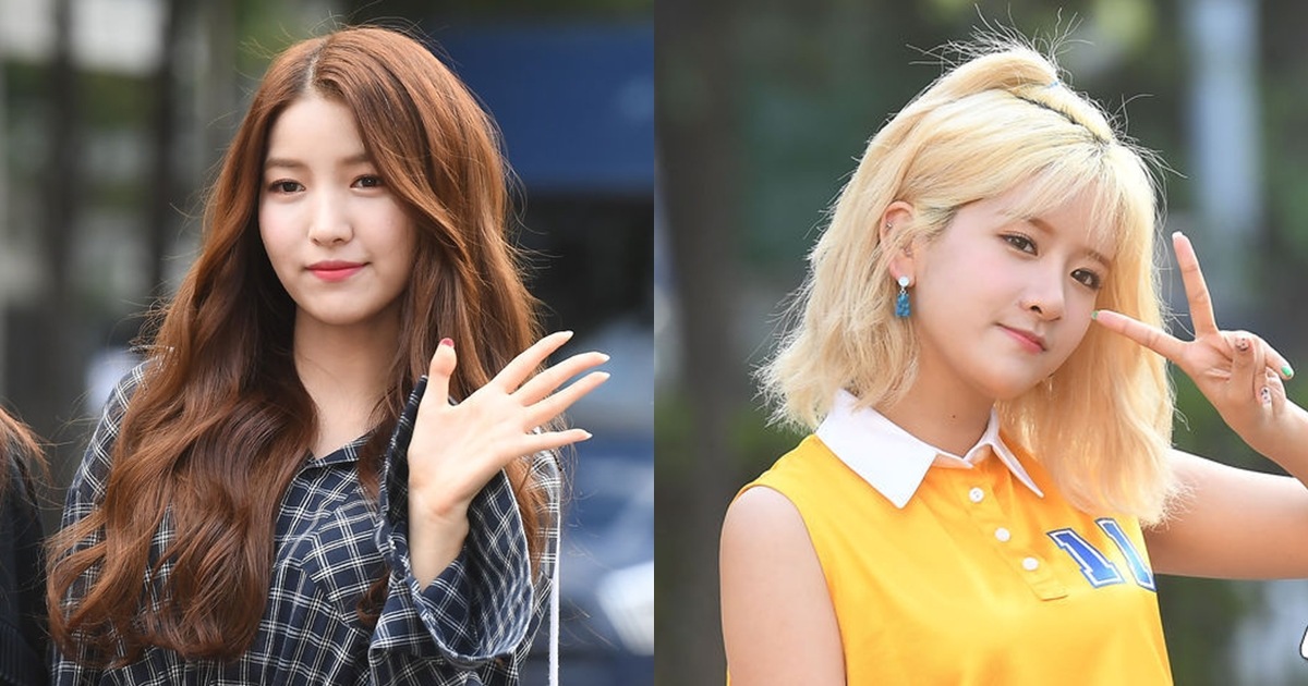 (左)GFRIEND 藝名:Sowon 本名:金韶情 (김소정)
(右)宇宙少女 藝名:EXY 本名:秋昭貞 (추소정)
兩人的漢字名也太好聽了吧~
感覺在看武俠小說的感覺XD