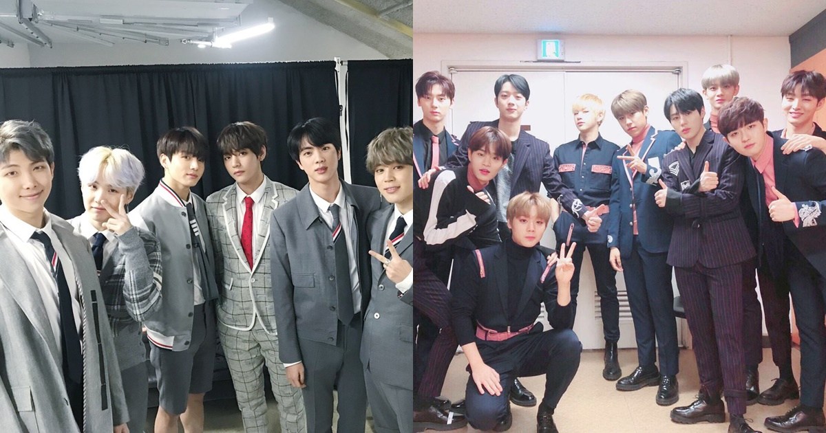 目前確定出席的男團則有:
防彈少年團、Wanna One、Super Junior、MONSTA X、NCT127、BTOB、GOT7、NU'EST W