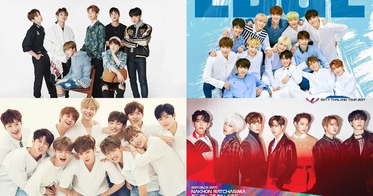 目前確定出席的男團則有:
防彈少年團、Wanna One、Super Junior、MONSTA X、NCT127、BTOB、GOT7、NU'EST W、SEVENTEEN