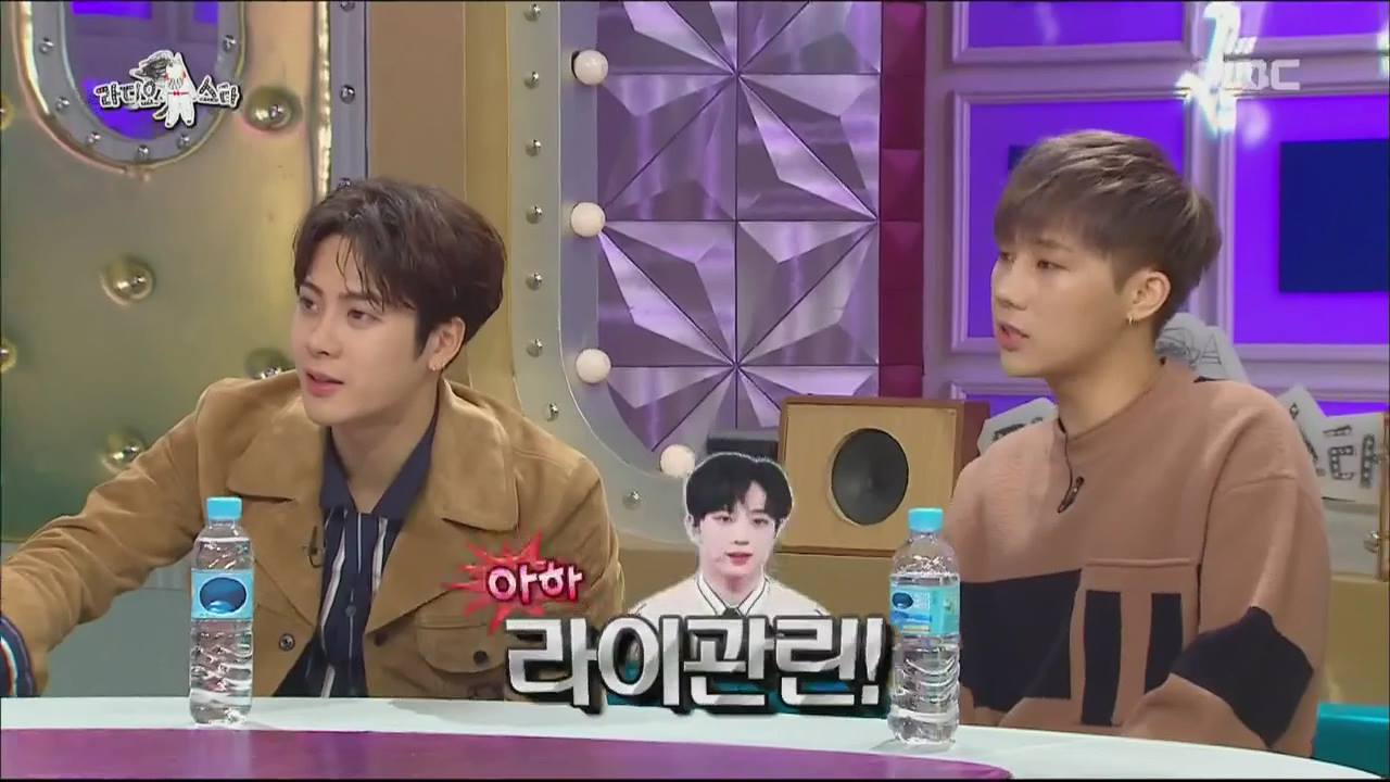Jackson也在綜藝節目中提了Wanna One的賴冠霖,Jackson表示看到他一直跳舞但都不會有累感覺所以非常羨慕,所以就也想加入Wanna One(笑)