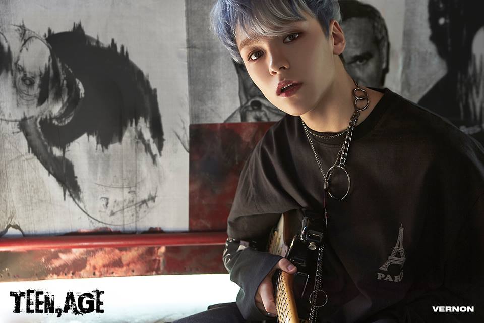 第三名 SEVENTEEN Vernon
共獲得6票
號稱小李奧納多的Vernon,隨著時間真的變得越來越帥氣了!五官真的好深邃呀!