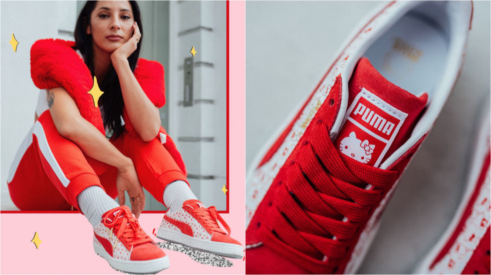 在 20 世紀街頭、流行文化、音樂、和時尚領域皆有深遠影響的PUMA SUEDE,堪稱近代鞋履跨領域文化的經典象徵,而今年這款鞋正式邁入第 50 週年。為了紀念這個特別的日子,PUMA 最新聯名合作的對象不是潮流界的名設計師,也不是世界知名的時尚天后,而是與紅極40 個年頭的卡通界傳奇女神「HELLO KITTY」聯手,推出史上最萌の潮聯名!