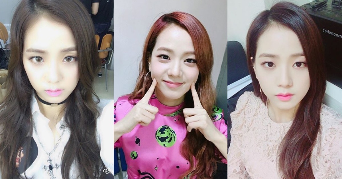 Jisoo:
Jisoo其實髮型變化不大,但也曾染過不少顏色,初期大概都是走保守路線,棕色、紅棕色為主,能顯現出Jisoo的氣質。