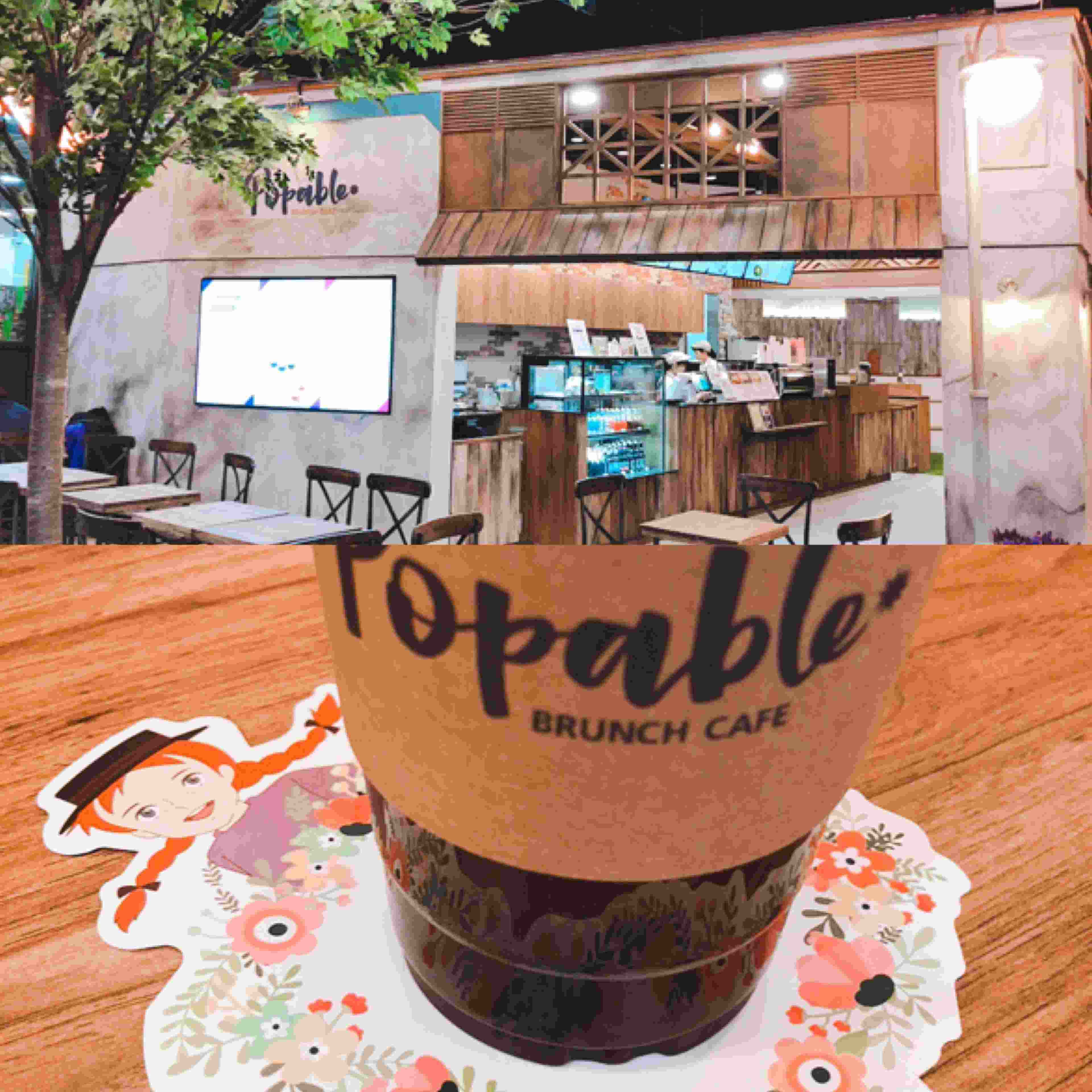 在主題館內的cafe popable推出清秀佳人的咖啡及蛋糕,此外!這裡的餐點算便宜的,一杯冰美式只要3,800韓元,一般在首爾內有氣氛的有質感咖啡店,一杯冰美式基本上都要5,000左右韓元。