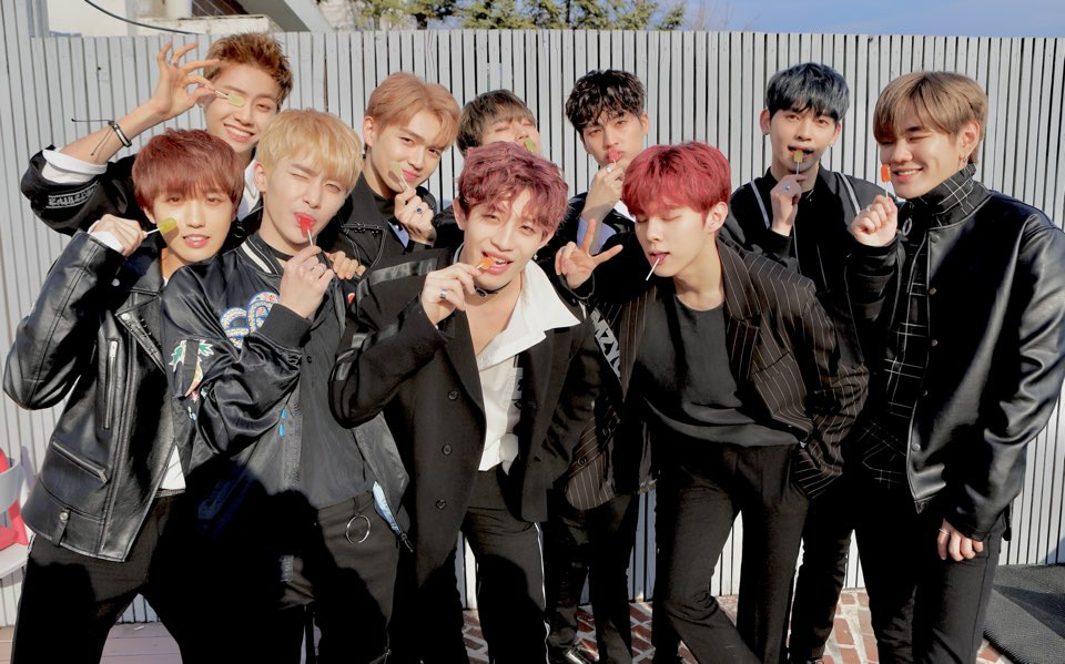 UP10TION當初透過實境節目《蒙面新人王戰 UP10TION》出道,成為TEENTOP的師弟團,十位成員分別為宇信、歡喜、碧土、鎮琥、高潔、坤、善燏、奎真、偉、曉悟~