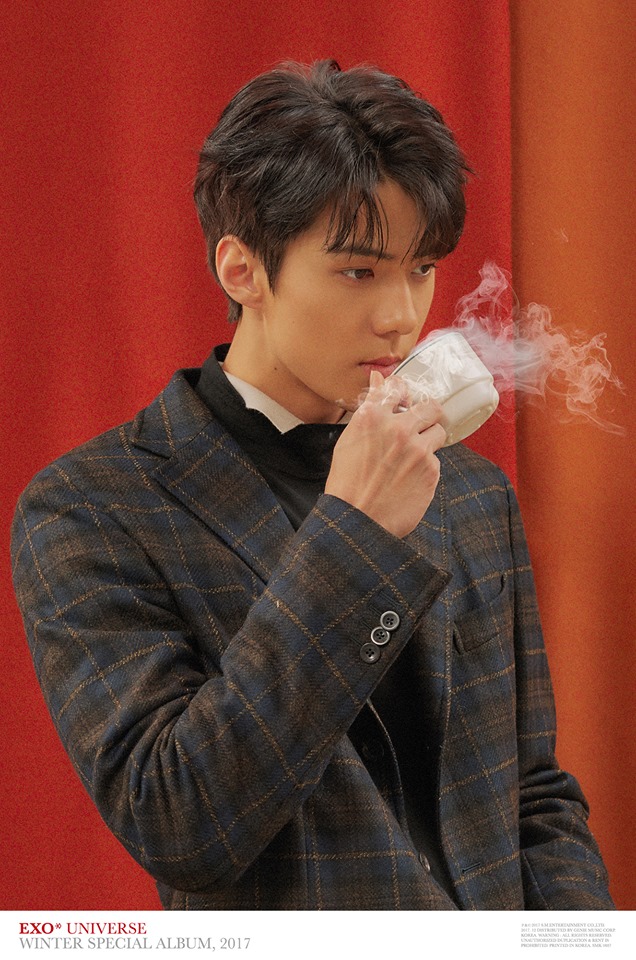 # EXO - 世勳
EXO中有幾位成員在還未正式出道前就因帥氣的外表而出名,世勳的出道過程也相當戲劇化,據說世勳和朋友在路邊吃辣炒年糕就被星探發現,當時世勳才13歲啊!