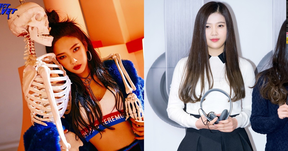 △Red Velvet Joy:
Joy從當初的小忙內轉變為成熟性感美,形象風格可說是變化超大啊!現在的妝容也大多在眼妝和唇妝上下功夫,讓五官看起來更深邃。而剛出道時則是以清純的魅力擄獲大眾,妝容也清新的感覺。