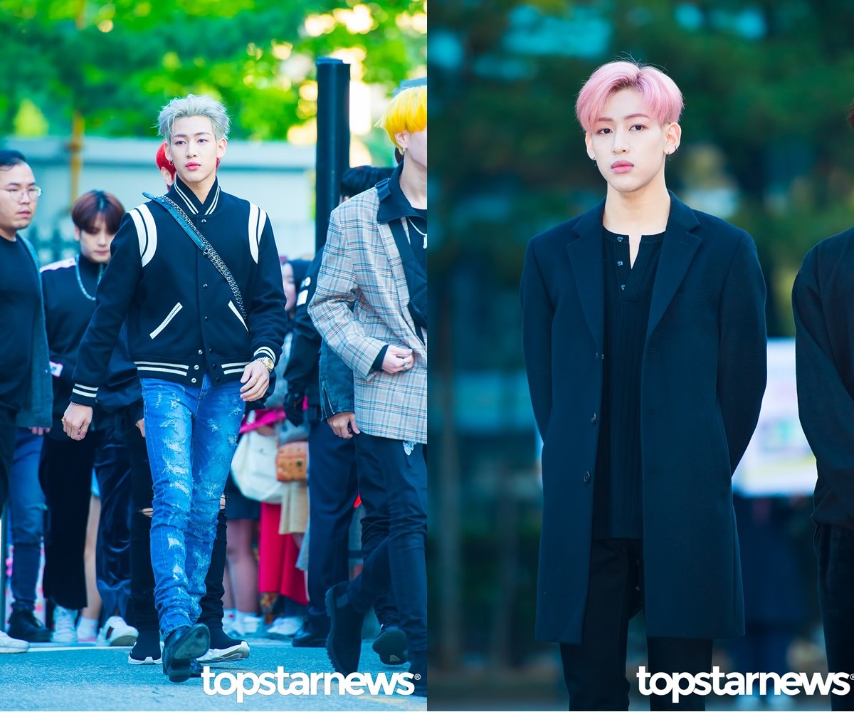 ◇BamBam:
Got7的BamBam可說是非常知名的泰國籍代表藝人,也可以說是泰國之光啊~而BamBam的穿搭其實非常好懂,那就是「黑」,只要選擇黑色單品為重點做搭配就好,不用考慮太多配色的細節。