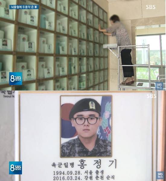 早上9點多洪士兵到達軍隊醫院,此時才被診斷有「白血病」和「腦內出血」的症狀。可是醫院沒有足夠的容納空間,洪士兵被送到一般醫院,但因為耽誤太久,他在2016年3月去世。