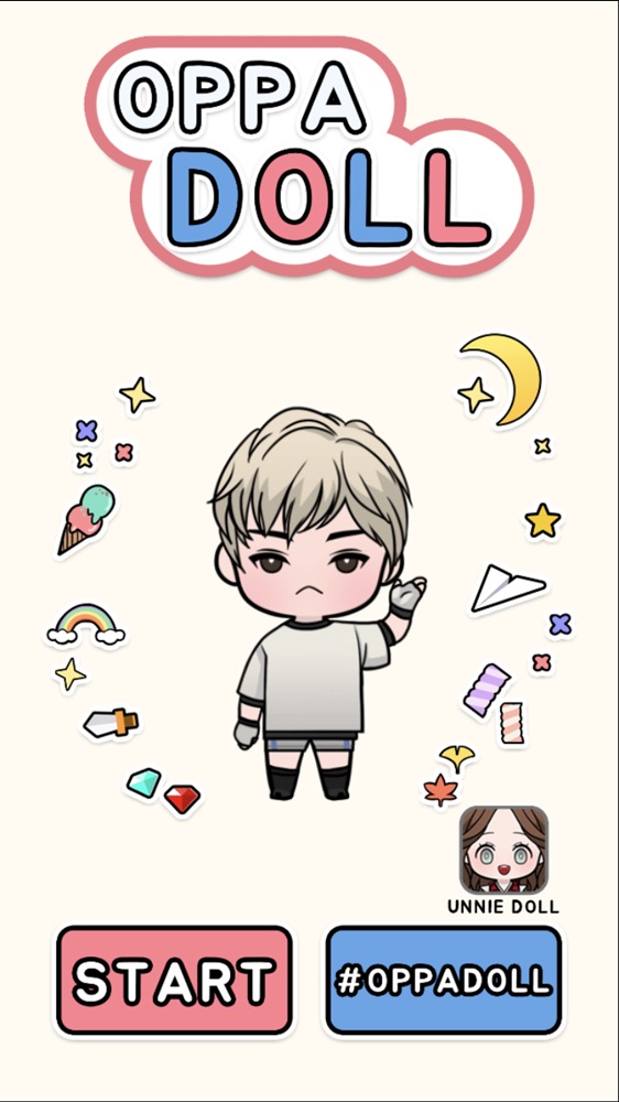 首先你必須要下載這個APP,叫做「OPPA DOLL」,顧名思義就是可以依照你的喜好做出你的歐爸,而且是個免費的APP,製作過程更不用太大的技巧,只要有偶像的照片照著做就可以啦~準備好了嗎?小編教學開始,Let's Go!