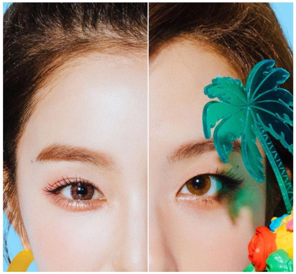 看到這張圖,應該很好猜了吧!就是Irene和SEULGI阿~
也有網友將兩人的照片一半一半拼起來,看起來好像真的有這個人ㅋㅋㅋ
根本是直接幫Red Velvet添一個新成員阿!