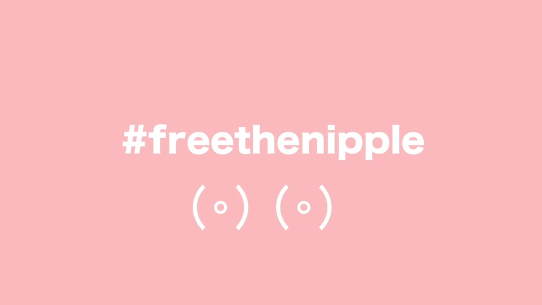 這個舉動甚至有了「Free The Nipple(解放乳頭運動)」,推廣者覺得為何大眾只允許男性在公開場合裸露胸部而女性則需要隱藏,對於乳頭的存在有著雙重標準,間接造成「不小心露奶」、「某女星激凸」這類的用語出現,希望能導正錯誤觀念讓女性也能有身體的自主權。
