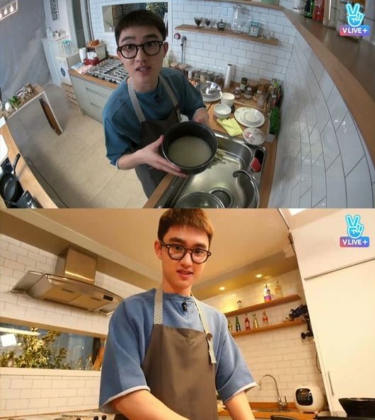#EXO D.O.
EXO成員公認是廚藝最好的D.O.,曾經也在V LIVE上大展身手,最擅長的料理據說是炒飯和義大利麵,與在《百日的郎君》中化身什麼都不會且失去記憶的王世子可是相當反差萌的!