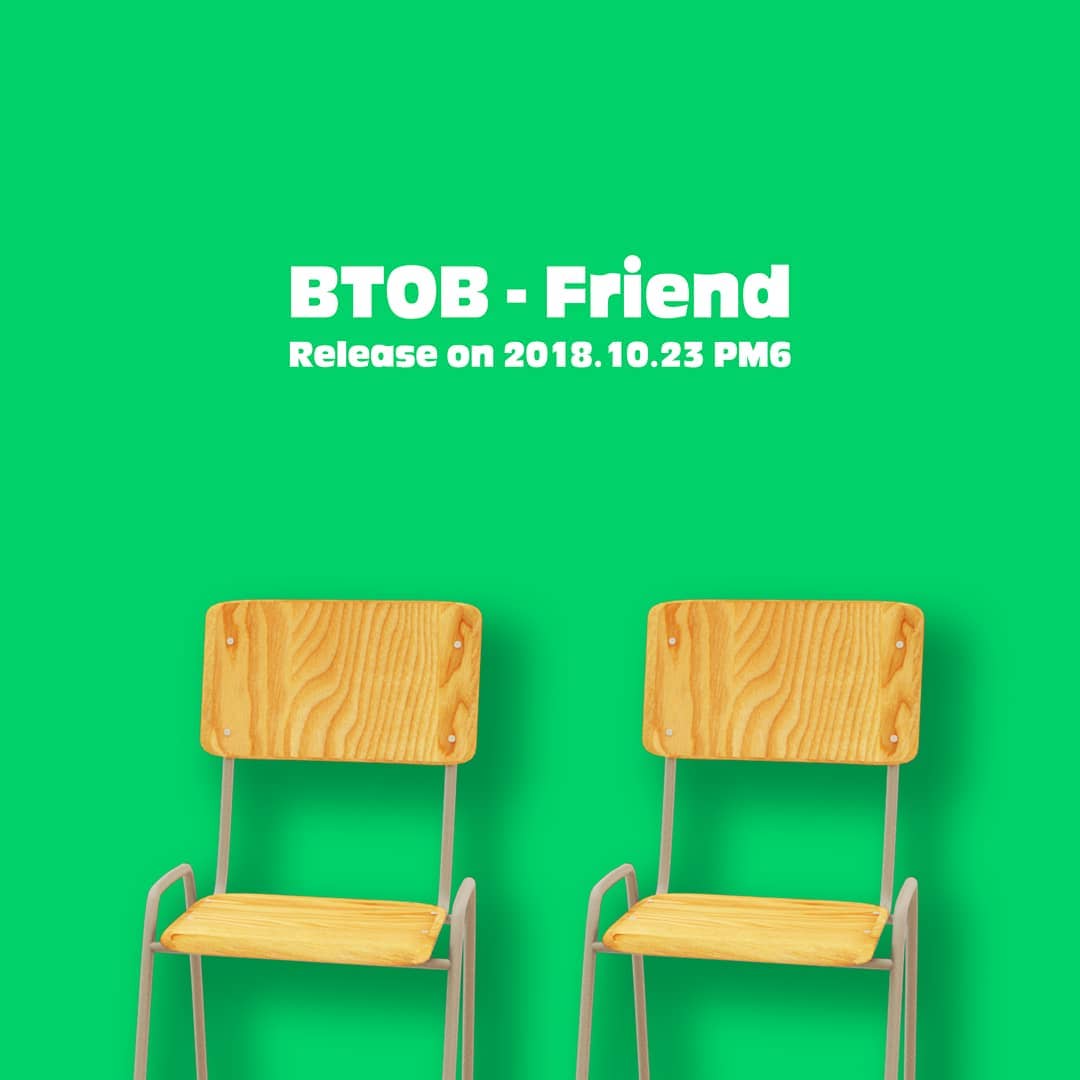 BTOB 在10月底發行的特別單曲《Friend》更讓大眾見識到BTOB的音樂實力這首歌是成員鎰勳親自創作,旼赫也有參與作詞。