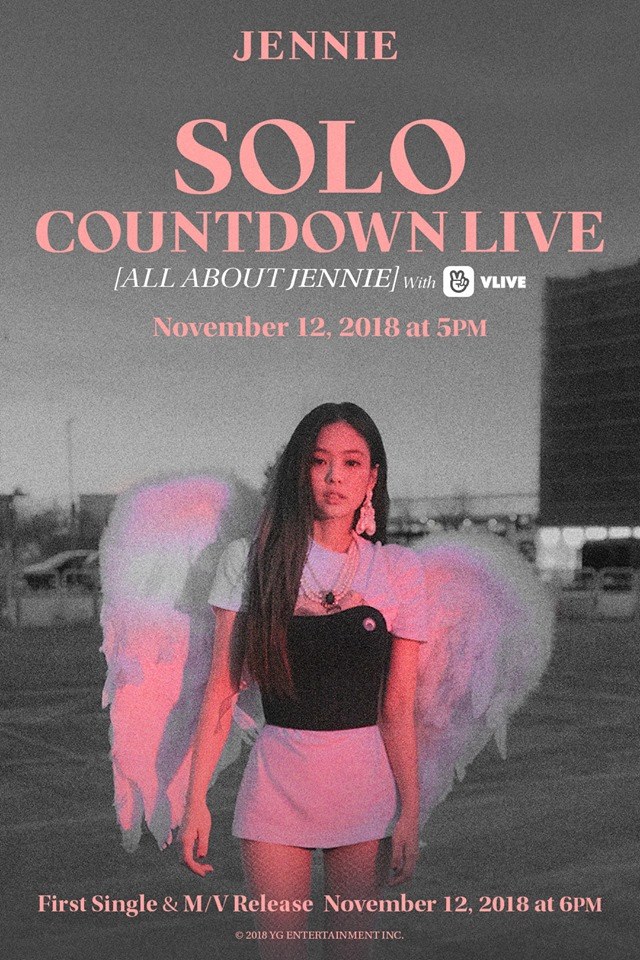 BLACKPINK成員JENNIE在12日發行了她的首張個人單曲《SOLO》,音源發行後13日的凌晨,在韓國7個主要音源榜的實時排行榜中佔據了第一!