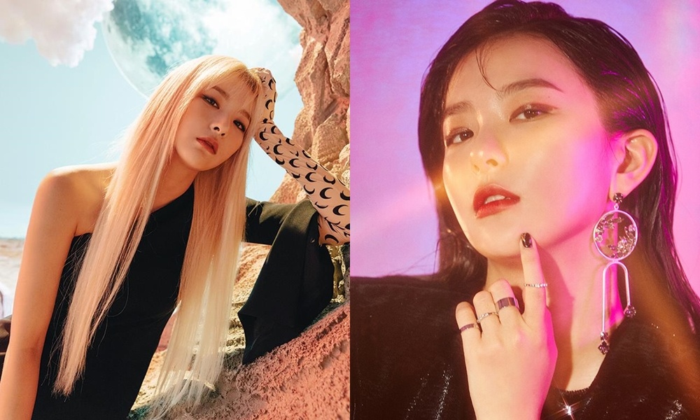 第4個則是今天凌晨才公布的SEULGI的概念照,SEULGI的概念照一釋出也引起韓網的熱烈討論,SEULGI這次挑戰強烈的眼線+誇張的首飾,高傲的眼神讓SEULGI看起來像是高冷公主,這次的造型也把SEULGI襯托的更加漂亮,除了深髮色之外,SEULGI也將頭髮染淺,淺金色的頭髮讓SEULGI看起來更有魅力啦!