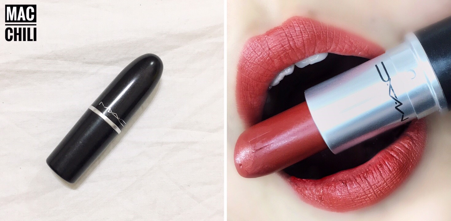 #Mac / Chili
如果今天要出席前男友的婚禮,沒錯就帶上它吧!高調、強勢,擦上去相當顯白又很俐落,經典子彈頭的MAC唇彩,千萬不要錯過它!唯一的小缺點就是比較乾了一些,使用上要記得先上護唇膏打底喔!