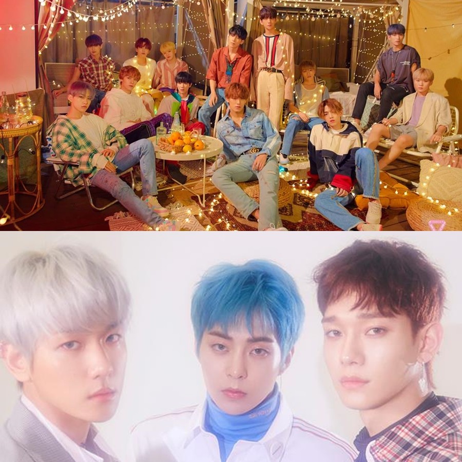 TOP 7
SEVENTEEN《YOU MAKE MY DAY》
專輯銷量:38萬9175張
TOP 8
EXO-CBX《Blooming Days》
專輯銷量:36萬3649張
除了BTS之外,EXO、Wanna One、SEVENTEEN等大勢男團也都不落人後,但看到這裡是不是都還沒看到女團的影子呢?不要緊張,你等的偶像就在下面啦!
