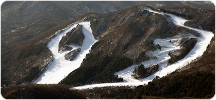 2. 스타힐리조트 스키장
地址:경기도 남양주시 화도읍 먹갓로 96
Starhill Resort度假酒店的滑雪勝地位於京畿道南楊州的春馬山。以首爾市政廳為起點的話,一小時內可以到達。(已於11月25日開放)