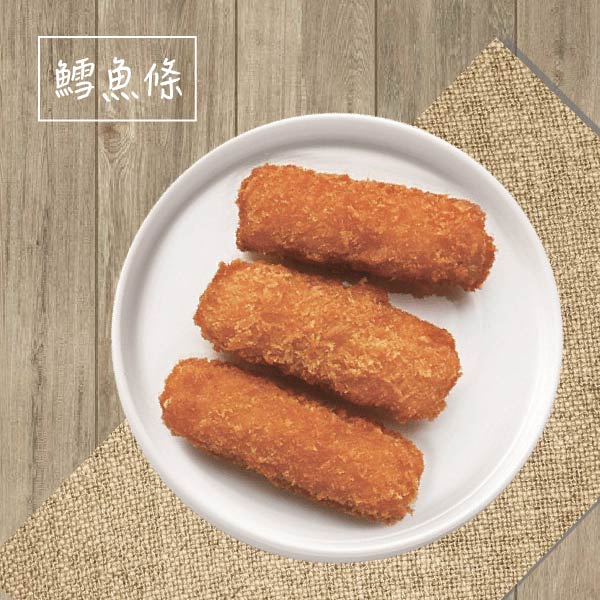 #鱈魚條
有沒有人吃麥香魚只為了中間的炸鱈魚XD其實在IKEA就可以吃到了啦!三個一組的鱈魚條只要銅板價!沒錯~就是喜歡它酥脆的外皮跟豐富的內餡,配上黃芥末醬超級對味!