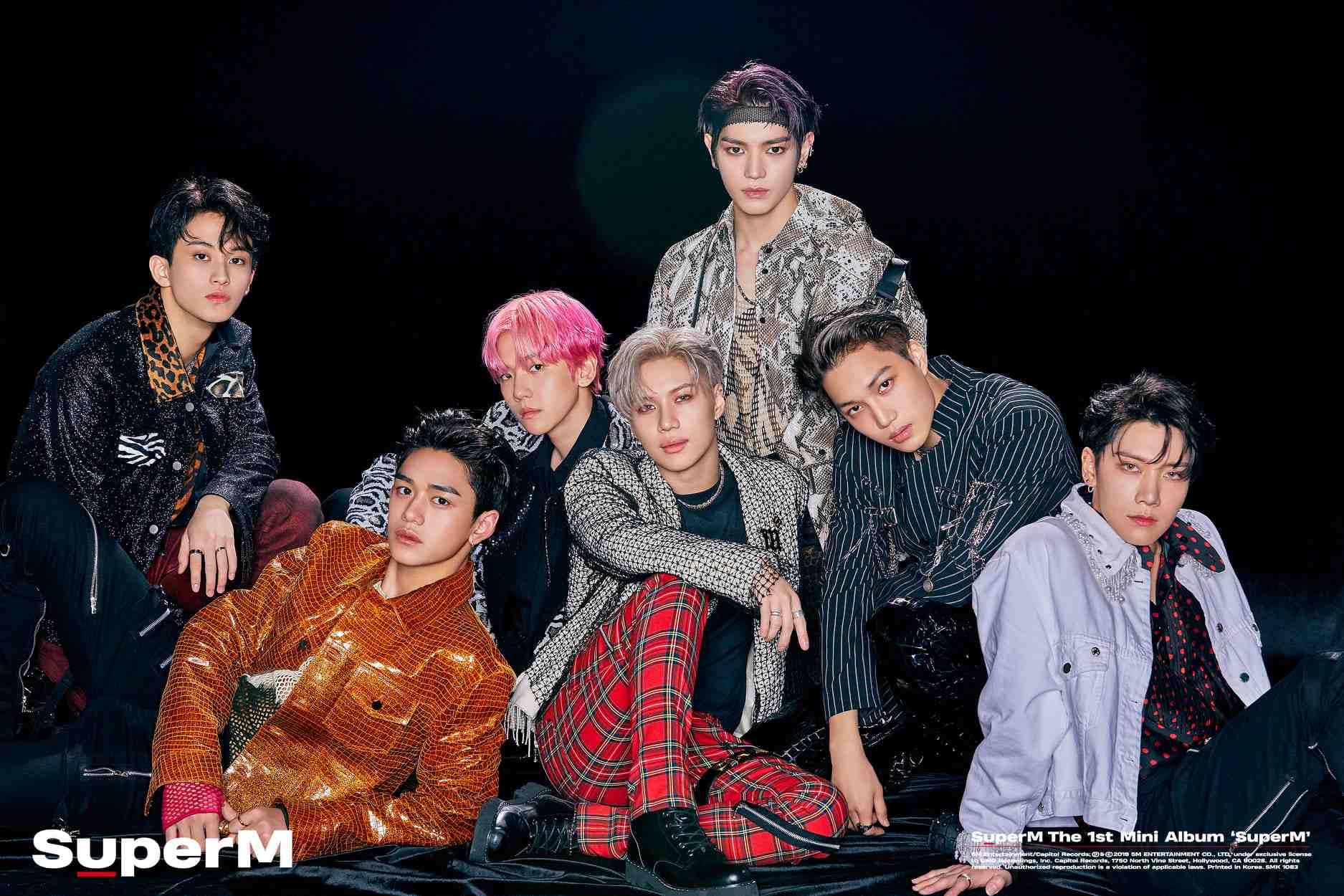 SuperM由SM旗下SHINee的泰民,EXO的伯賢與Kai和NCT的泰容、Mark、Lucas與Ten組成,清一色都是團內知名度高的成員,也看出SM這次真的是野心勃勃。