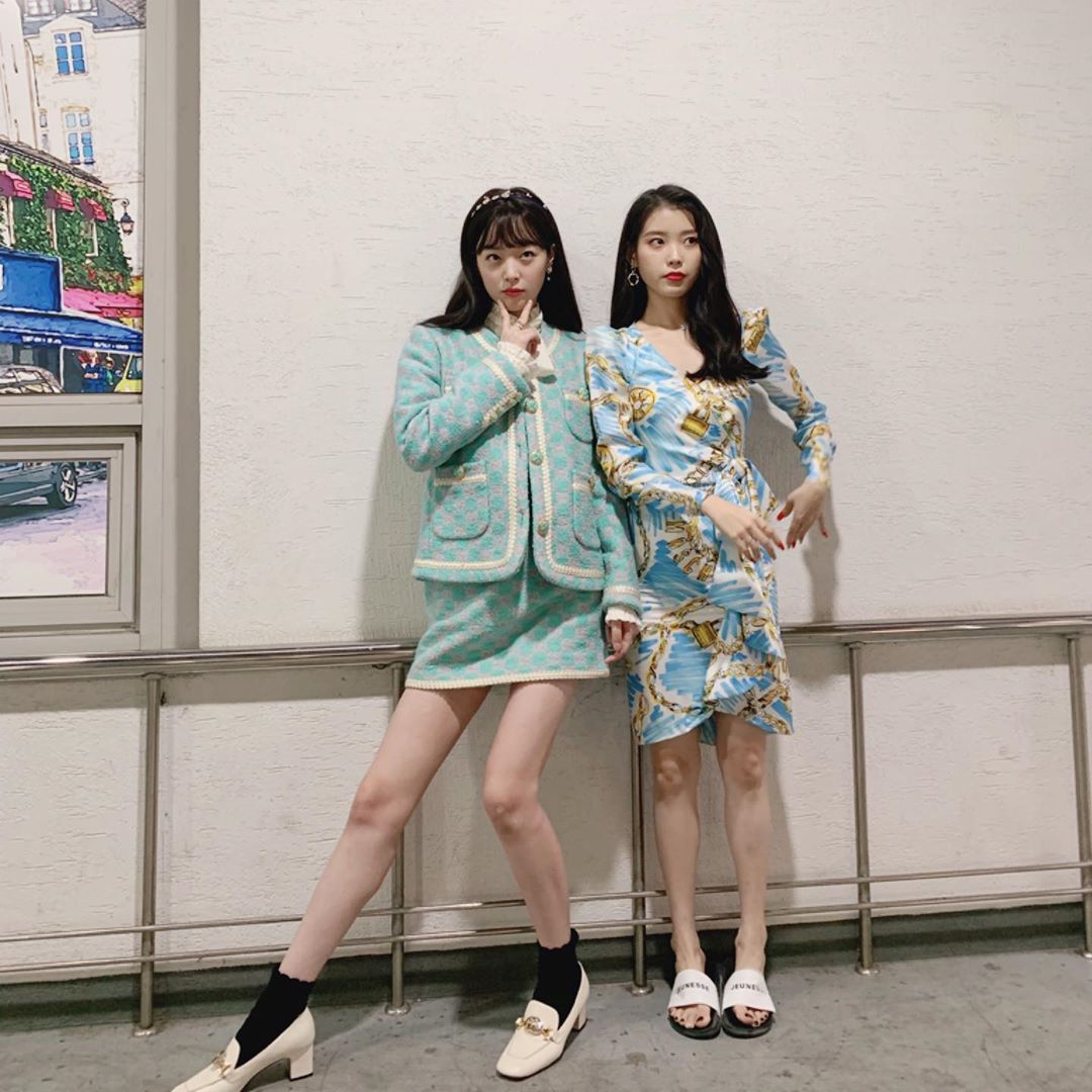雪莉還在今年8月的時候,特別客串了IU主演的韓劇《德魯納酒店》,也為IU送上了應援餐車,再再都可以看見她們的感情真的很好,私底下也常會出去玩,是演藝圈公認的好友,然而雪莉的驟然離世,有不少人也開始擔心起IU的精神狀況。