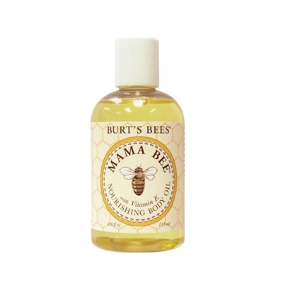 #Burt's Bees 小蜜蜂孕媽媽維他命E身體護膚油
含有豐富的維生素E,具有修復皮膚組織效果的產品。有良好的保溼效果,可用於身體和頭髮。但是,塗抹在頭髮上的時候,會稍嫌有些油膩。