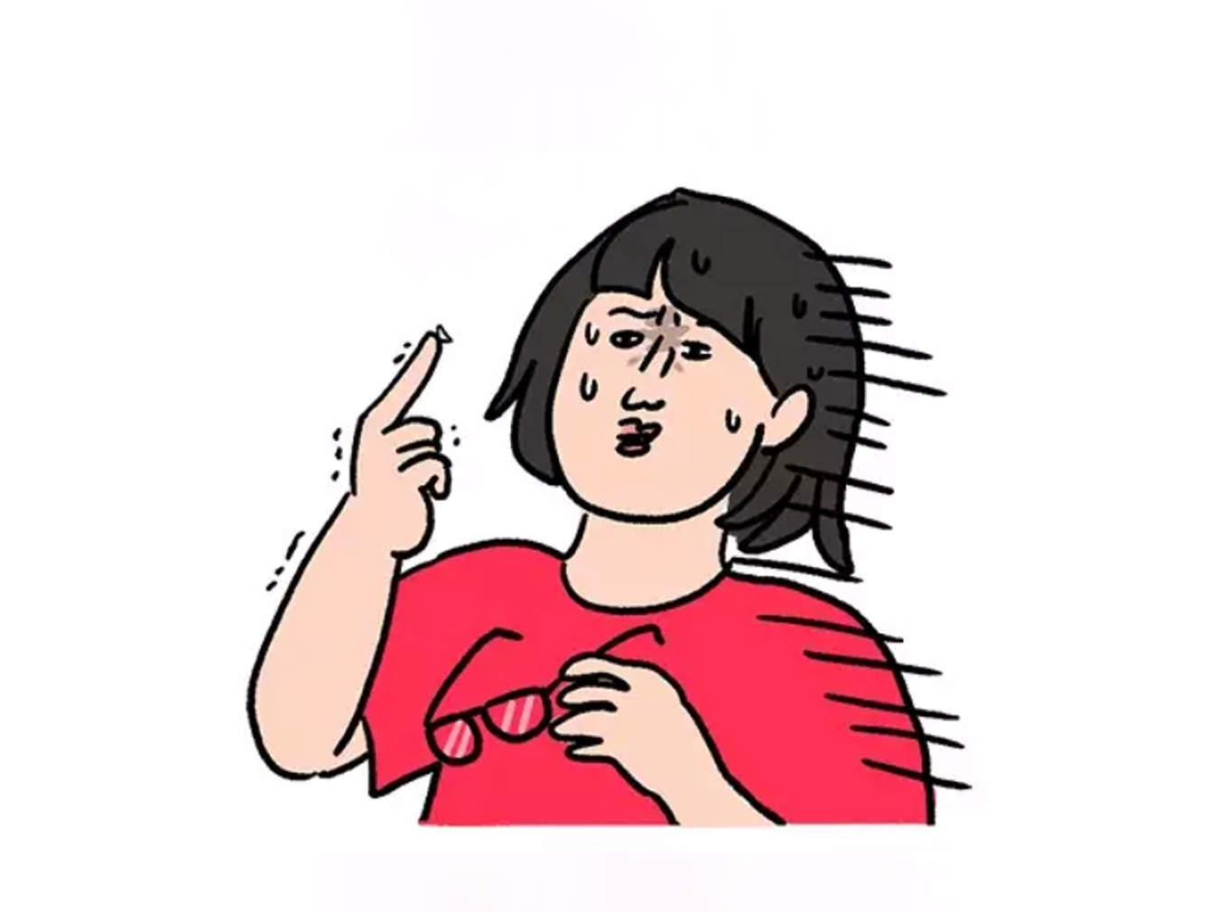 09 戴隱形眼鏡有困難
因為愛美,所以決定戴隱形眼鏡,雖然現在可以很快的上手了,但是,還記得當初剛開始戴的時候,可是花了快一個小時才把隱形眼鏡帶進去啊~然而,現在卻常常因為時間來不及所以懶的戴隱形眼鏡出門了~呵呵