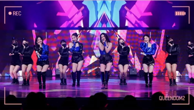7日播出的Mnet《Queendom 2》進行自我評價中,各組合都投票選出認為比自己「技高一籌」的隊伍和「技低一籌「略遜一籌」的隊伍。